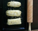 A picture of step 5 of Vegan Stuffing Sausageless Rolls.