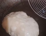 A picture of step 4 of Batura poori.