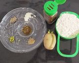 A picture of step 1 of Cheese wheat flour balls.