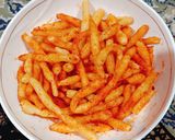 A picture of step 7 of Rice flour Kurkure.