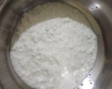 A picture of step 1 of Eggless Vanilla cake.