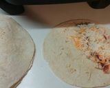 A picture of step 3 of Rotisserie quesadilla.