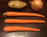 A picture of step 2 of California Farm Winter Carrot Mash Dinner.