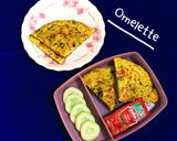 A picture of step 10 of Vegetable Omelette.