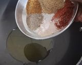 A picture of step 2 of Makhana Dry Fruit Chiwda.