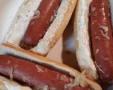 A picture of step 1 of Rival Weekend Hotdogs.