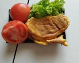 Foto del paso 2 de la receta: Menú del 40 aniversario de Zelda, tortilla, brocheta de carne y setas, arroz cremoso y manzana-miel