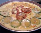 A picture of step 4 of Dj's Zucchini Omelette.