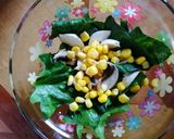 Foto del paso 4 de la receta: Ensalada de espinacas con tocino