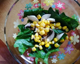 Foto del paso 4 de la receta: Ensalada de espinacas con tocino