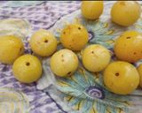 A picture of step 1 of Amla murabba with jaggery.