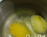 A picture of step 1 of Hyderabadi Aab Shola with Coconut Jaggery.