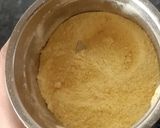 A picture of step 2 of Moong daal Halwa.