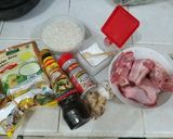 Foto langkah ke 1 dari resep Nasi Ayam Rice Cooker.