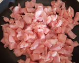 A picture of step 1 of Chicken salad.