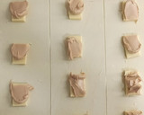 Foto del paso 2 de la receta: Mini napolitanas de choco blanco y crema de avellanas 🥐
