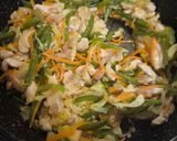 عکس مرحله 4 از دستور خوراک مرغ و کلم سفید (Chicken & cabbage dish)