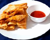 A picture of step 22 of Chicken Spring Roll.