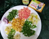 A picture of step 1 of Sweet Corn Soup.