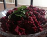 A picture of step 4 of Beetroot chutney.