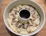 A picture of step 3 of Marble Ricotta Cake.