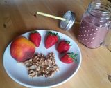 Foto del paso 4 de la receta Batido de chocolate y fresa vegano