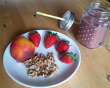 Foto del paso 4 de la receta: Batido de chocolate y fresa vegano