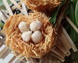 A picture of step 1 of Vermicelli Nests.