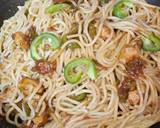 Tasty kfc style chicken speghatti recipe step 6 photo