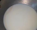 A picture of step 1 of Rabdi with chhena.
