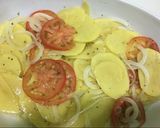 Foto del paso 1 de la receta: Salmón fresco al horno con patatas