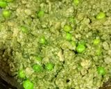 A picture of step 4 of Green Soya Matar Keema Mumbai Style.