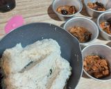 Foto langkah ke 3 dari resep Nasi tim ayam kampung.