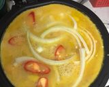 Gambar langkah 6 resipi Telur Dadar Grill.