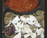 A picture of step 1 of Dumplings and sauce (Danwake).