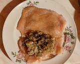 Gombával töltött csirkemell pankómorzsában karfiol krokettel recept lépés 4 foto