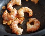 Foto del paso 8 de la receta Nidos de Pasta con Gambas y Piñones