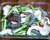 《微波爐料理》蘆筍鮮蝦的食譜步驟3照片