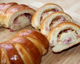 Húsvéti sonkás-tormás koszorú recept fázis 10 fotója