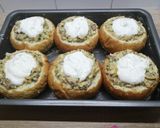 Sült zsemle gombával töltve recept fázis 5 fotója