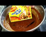 A picture of step 4 of Paneer Masala.