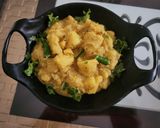 A picture of step 8 of Posto aloo.