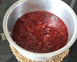 A picture of step 2 of Cranberry Sherbet.