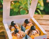 Hình bước làm 6 của món Muffins Cacao Vụn Dừa