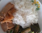Hình bước làm 3 của món Cà Nâu Xanh Xào Tỏi