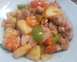 รูปขั้นตอนการทำที่ 3 ของ หมูผัดเปรี้ยวหวาน