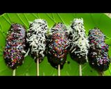 Foto langkah ke 10 dari resep Sate Pisang Coklat.