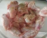 A picture of step 1 of Crispy Chicken Wings with Flour and Breadcrumbs in Air Fryer.