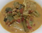 Foto langkah ke 5 dari resep Terong Masak Santan Pedas.