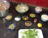 A picture of step 1 of Chicken Biryani.